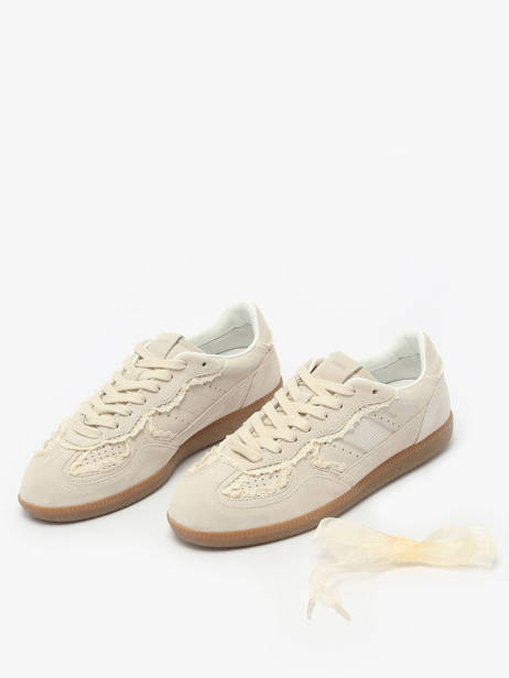 Sneakers Tb.490 Crochet In Leather Alohas Beige women 10082301 other view 2