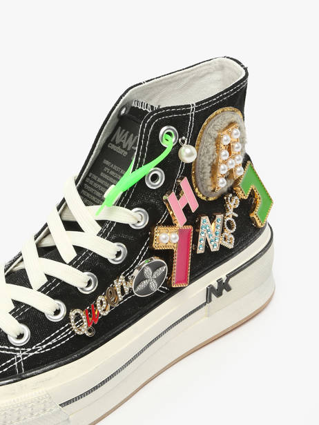 Sneakers Nan-ku couture Black women 15A1 other view 3
