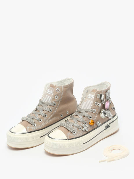 Sneakers Nan-ku couture Beige women 14A3 other view 2