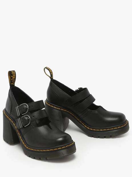 Heeled Derby Shoes Eviee In Leather Dr martens Black women 27371001 other view 2
