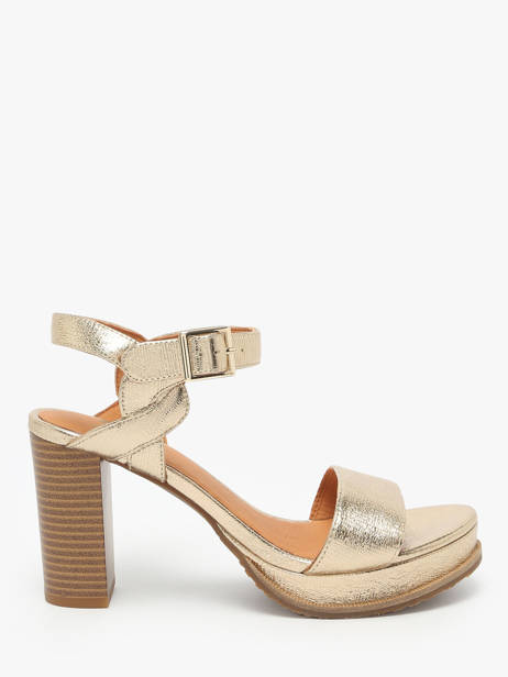 Heeled Sandals Jain In Leather Mam'zelle Gold women CSG1H03