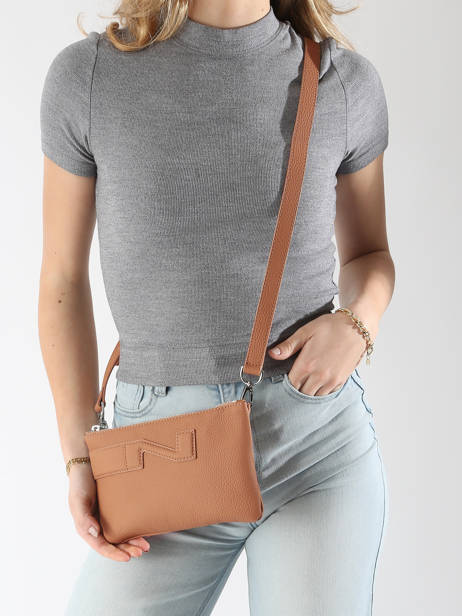 Leather Florence Crossbody Bag Nathan baume Brown n city 4 other view 1
