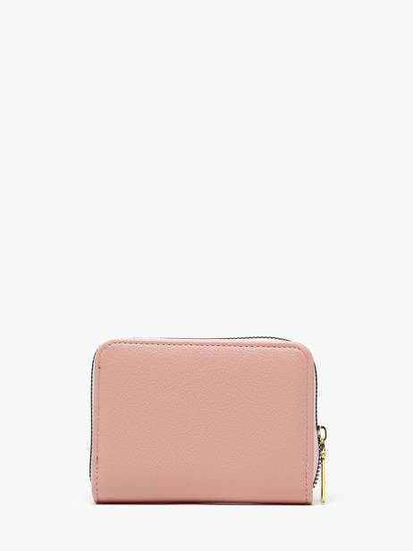 Coin Purse Button Miniprix Pink safiano 78SM2666 other view 2