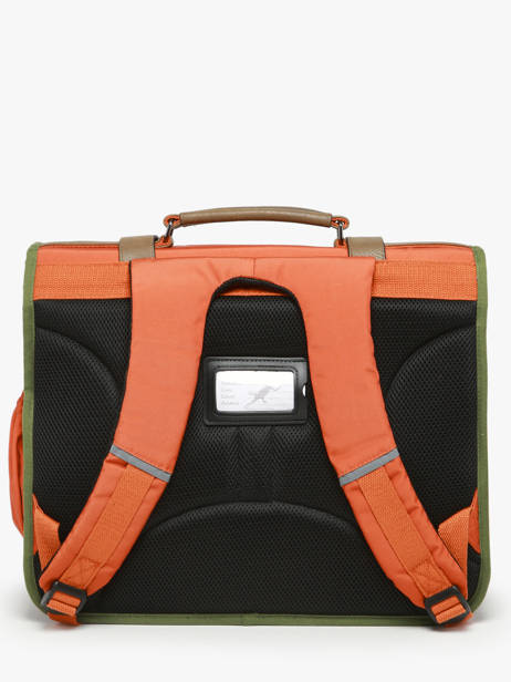 Satchel 3 Compartments Cameleon Orange vintage urban PBVBCA41 other view 4