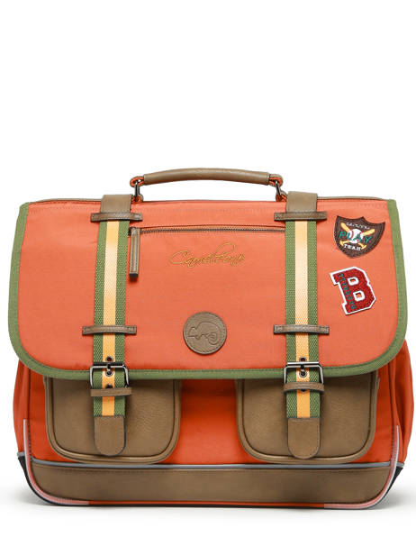 Satchel 3 Compartments Cameleon Orange vintage urban PBVBCA41 other view 6