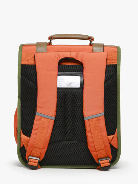2-compartment Backpack Cameleon Orange vintage urban PBVBSD39 other view 4
