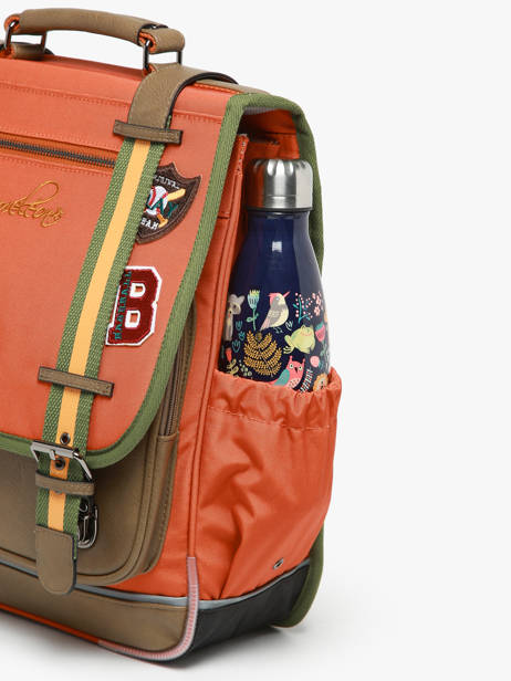2-compartment Backpack Cameleon Orange vintage urban PBVBSD39 other view 5