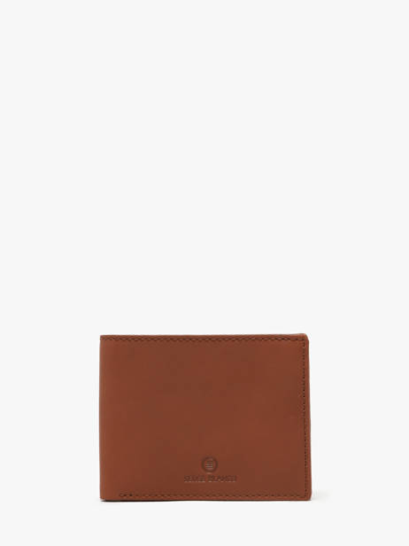 Wallet Leather Serge blanco Brown austin AST21115