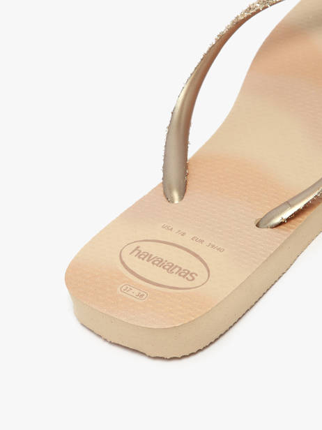 Flip Flops Havaianas Gold women 4149417F other view 3