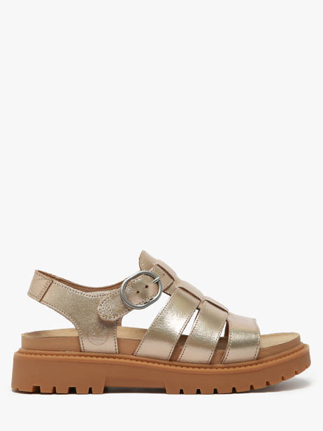 Sandals Clairemont Way In Leather Timberland Gold women 2Q1PN751