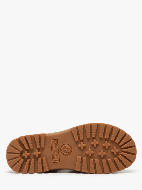 Sandals Clairemont Way In Leather Timberland Gold women 2Q1PN751 other view 4