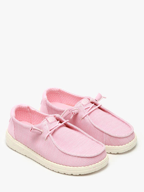 Moccasins Wendy Stretch Sox Hey dude Pink women 41878 other view 2