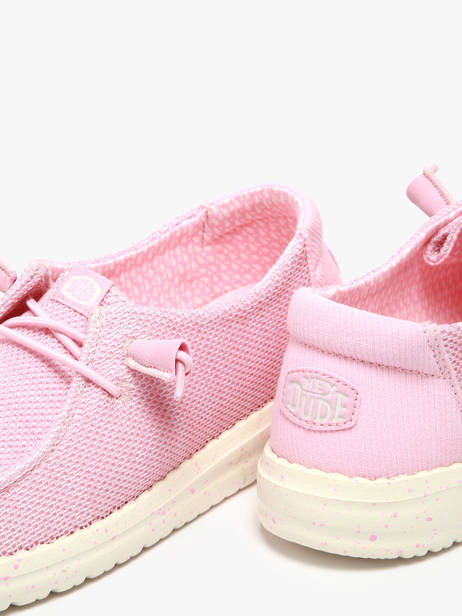 Moccasins Wendy Stretch Sox Hey dude Pink women 41878 other view 3