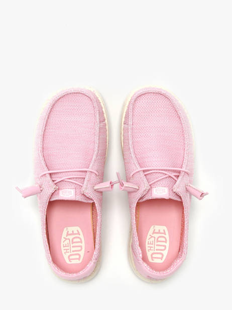 Moccasins Wendy Stretch Sox Hey dude Pink women 41878 other view 4