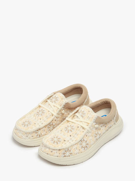 Moccasins Wendy Comf Cottage Hey dude Beige women 43728 other view 2