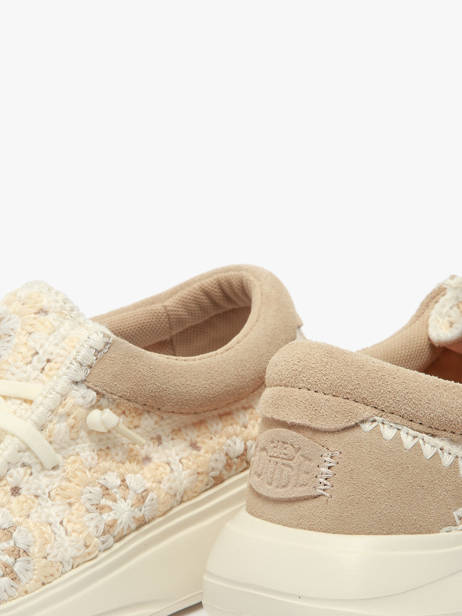 Moccasins Wendy Comf Cottage Hey dude Beige women 43728 other view 3