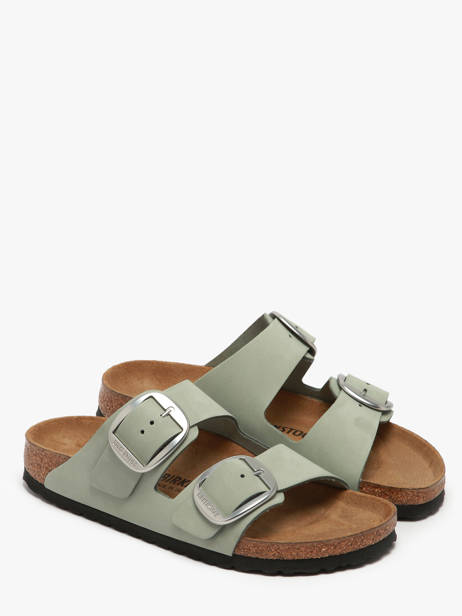 Slippers Arizona Big Buckle Birkenstock Green women 1029311 other view 1