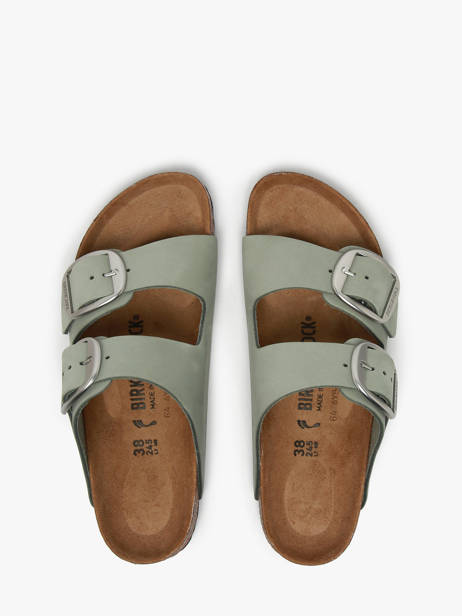 Slippers Arizona Big Buckle Birkenstock Green women 1029311 other view 3