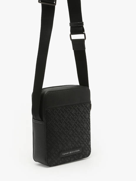 Crossbody Bag Tommy hilfiger Black monogram AM13210 other view 1