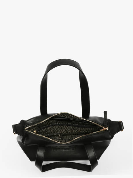 Shoulder Bag Logo Lulu castagnette Black logo YVRAC other view 3