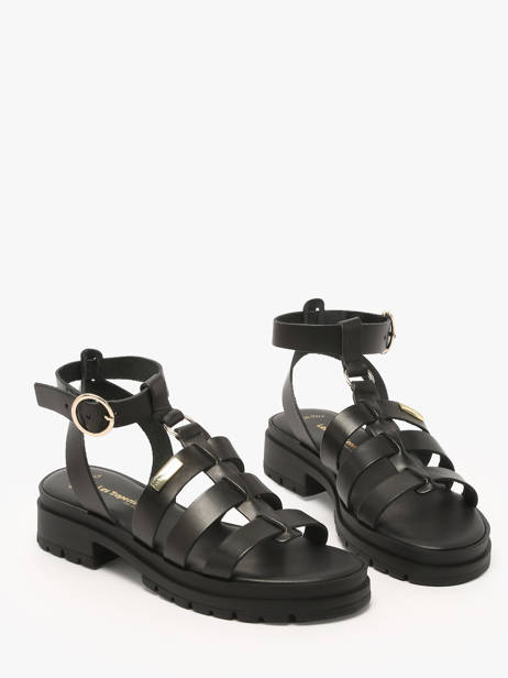 Sandals Tobo In Leather Les tropeziennes Black women TOBO other view 1