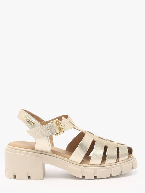Sandals Bayla In Leather Les tropeziennes Gold women BAYLA