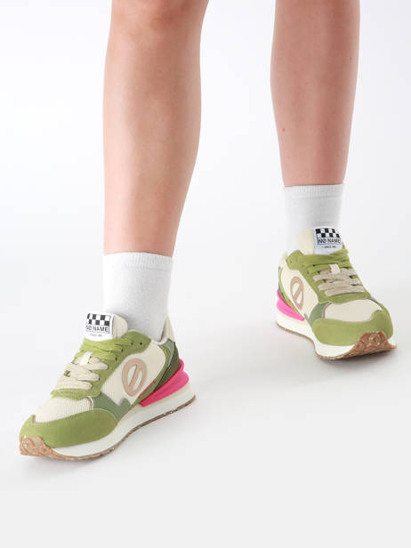 Sneakers Tova Runner In Leather No name Green women IPSMEN2Z other view 1