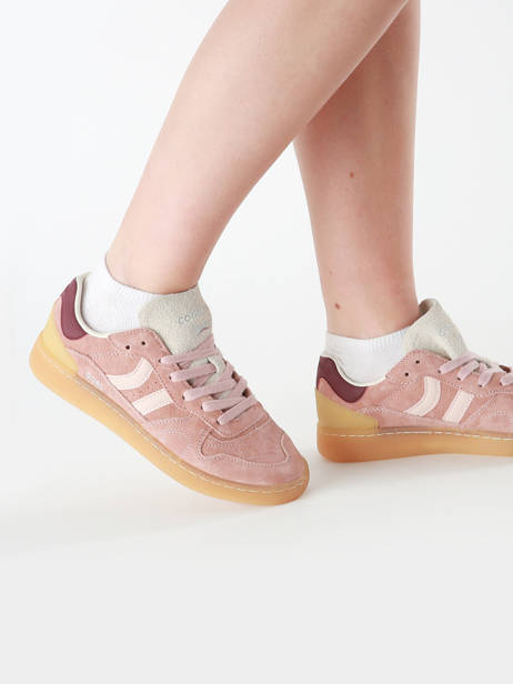 Sneakers Goal In Leather Coolway Pink women 7603184 other view 1