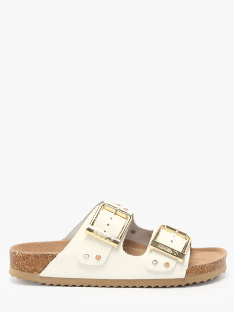 Mules Fusbett Colors of california Blanc accessoires HCBIO501