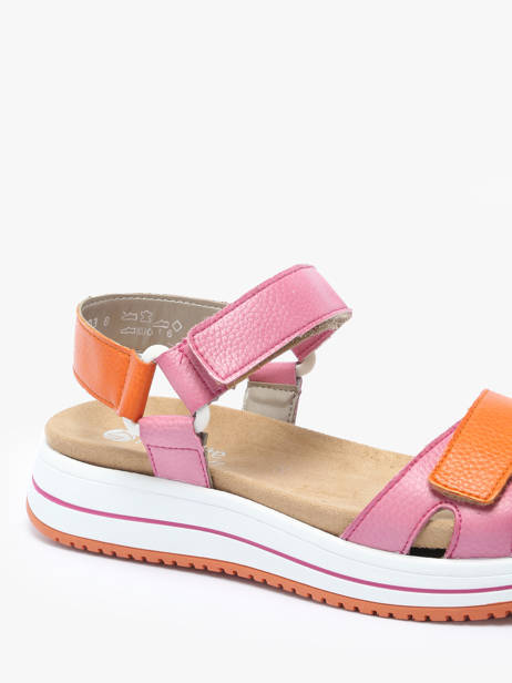 Platform Sandals In Leather Remonte Multicolor women 31 other view 2