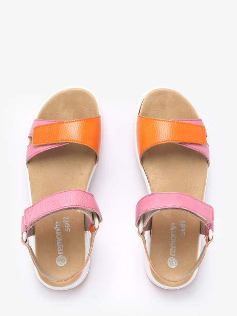 Platform Sandals In Leather Remonte Multicolor women 31 other view 3