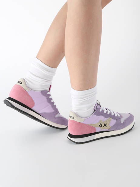 Sneakers Stargirl Glitter Sun68 Violet women Z35212 other view 1