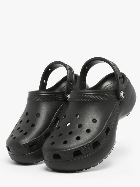Slippers Classic Platform Clog Crocs Black women 206750 other view 1