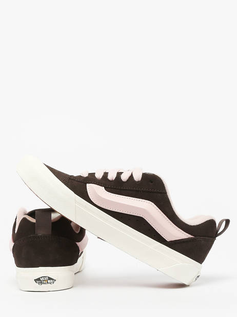 Sneakers Knu Skool In Leather Vans Brown women D75O3N other view 3