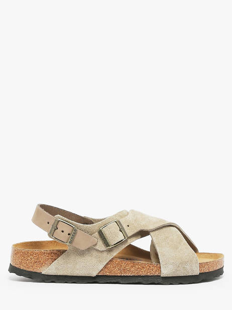 Sandals Tulum In Leather Birkenstock Beige women 1029834