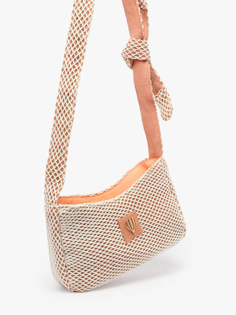 Shoulder Bag Estival Cotton Le voyage en panier Orange estival PM851 other view 2