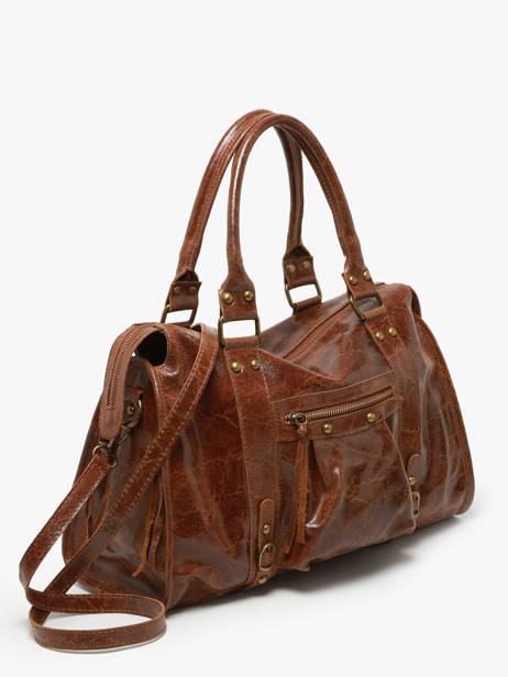 Shoulder Bag Elefante Leather Milano Brown elefante EF24095 other view 2