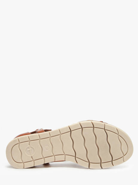 Sandals In Leather Tamaris Brown women 44 other view 4