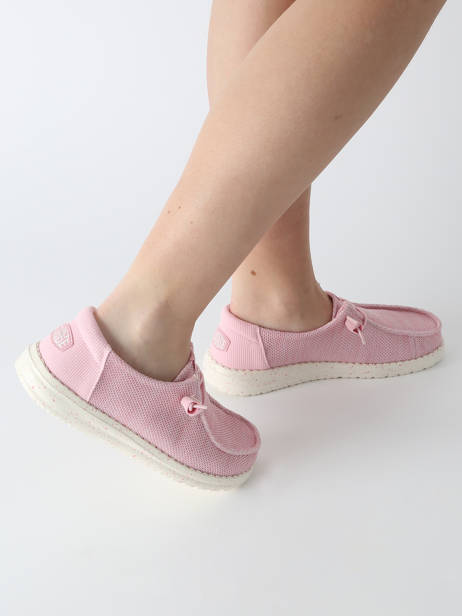 Moccasins Wendy Stretch Sox Hey dude Pink women 41878 other view 1