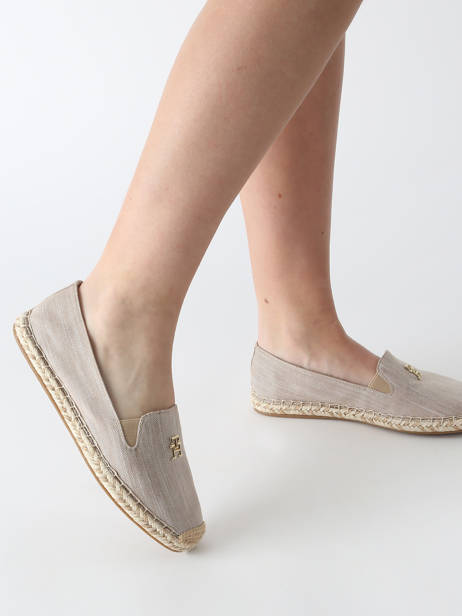 Espadrilles Tommy hilfiger Beige women 8539ACC other view 1