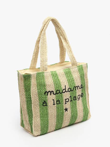 Shoulder Bag Cabas Gerard pasquier Green cabas P25032 other view 2