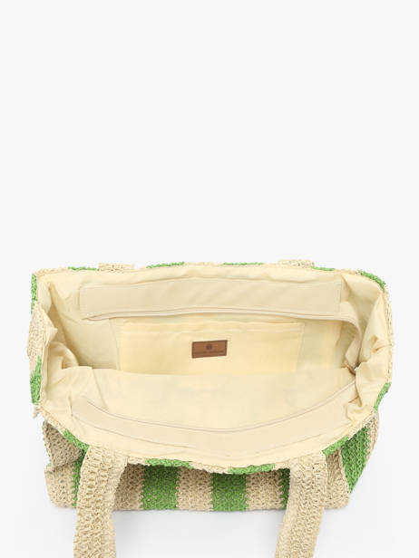 Shoulder Bag Cabas Gerard pasquier Green cabas P25032 other view 3
