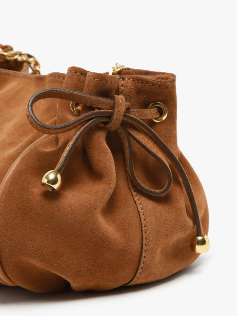 Shoulder Bag Premium Leather Gerard darel Brown premium DBS07400 other view 5