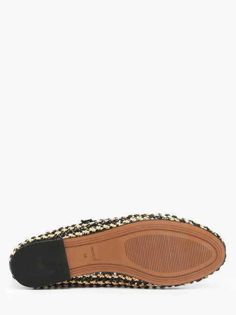 Ballerinas With Straps In Leather Inuovo Black women D47001 other view 4