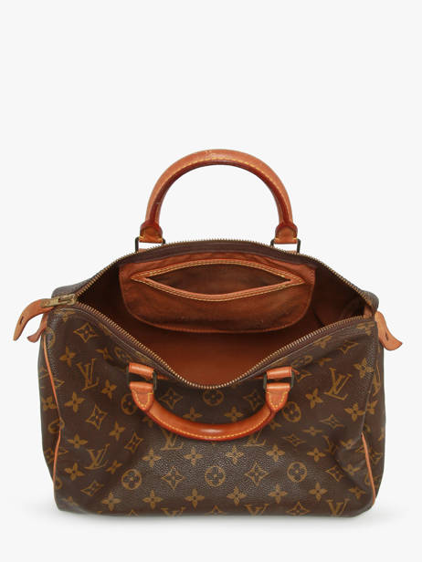 Preloved Louis Vuitton Speedy 35 Monogram Satchel Louis vuitton Brown second life 1353782 other view 4