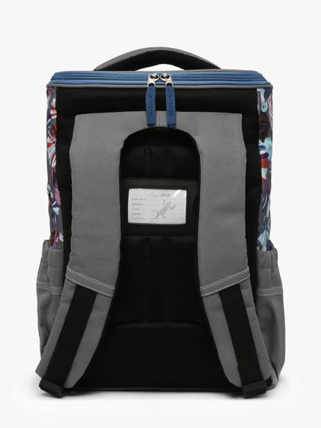 1 Compartment Backpack Cameleon Gray actual PBBASC40 other view 4