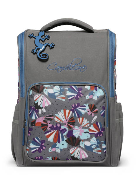 1 Compartment Backpack Cameleon Gray actual PBBASC40 other view 6