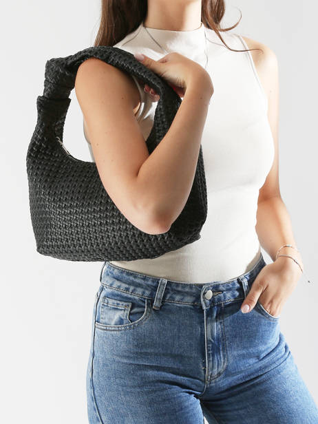 Shoulder Bag Tresse Miniprix Black tresse 25022 other view 1