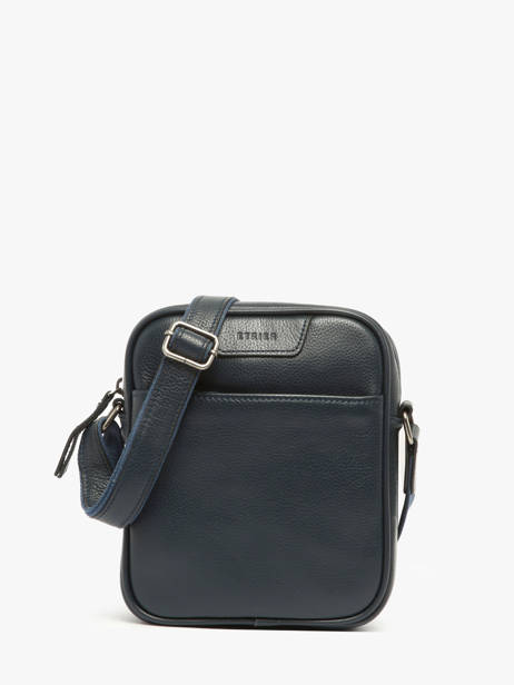 Sac Bandoulière Flandres Cuir Etrier Bleu flandres EFLA729M