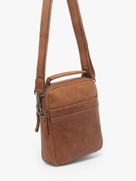 Sac Bandoulière Spider Cuir Etrier Marron spider ESPI732M vue secondaire 3